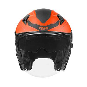 Κράνος Nox N128 Spirit neon πορτοκαλί