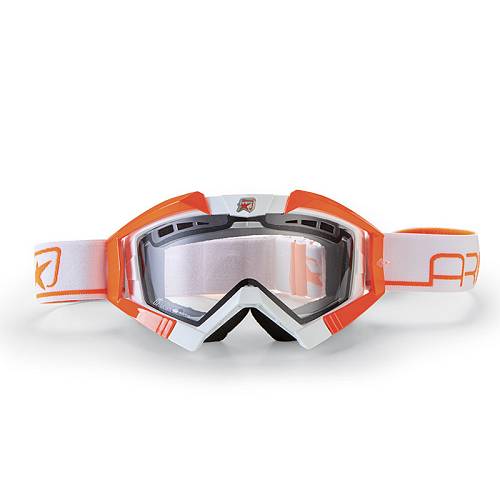 Μάσκα ARIETE RC FLOW 13950-FBBO άσπρο/πορτοκαλί fluo