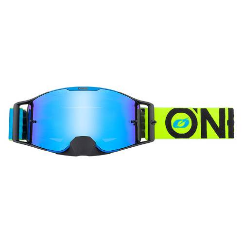 Μάσκα Oneal B-30 Bold μπλε neon κίτρινο