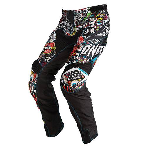 MX παντελόνι Oneal Mayhem Crank μαύρο/multicolor