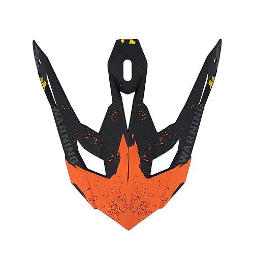 Γείσο Pilot MX312 Dirty μαύρο/πορτοκαλί