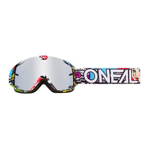 Μάσκα Oneal B-30 Crank Junior Multi-ασημί καθρέπτης