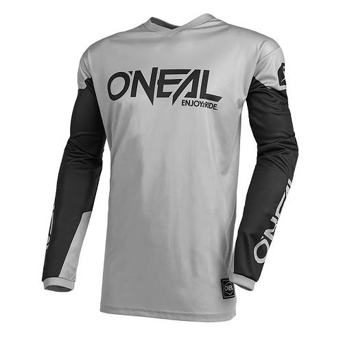 MX Μπλούζα Oneal Element Threat γκρι/μαύρο