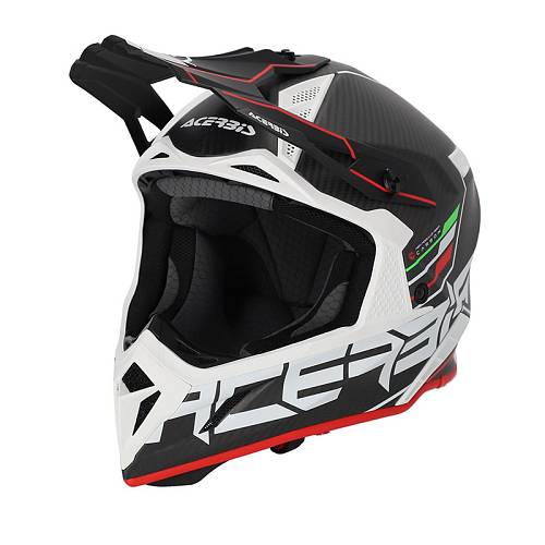 Κράνος Acerbis Steel Carbon ECE22.06 25047.323 μαύρο/κόκκινο