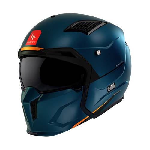Κράνος MT Streetfighter SV S ECE 22.06 A7 μπλε ματ