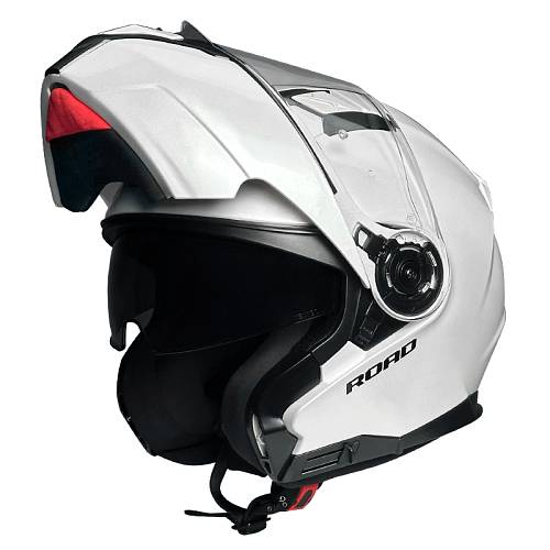 Κράνος Pilot Road II SV ECE 22.06  άσπρο pearl gloss