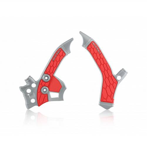 23405.295-ΠΡΟΣΤΑΣΙΑ ΣΚΕΛΕΤΟΥ X-GRIP HON CRF 250 L '13 ΓΚΡΙ/ΚΟΚΚΙΝΟ ACERBIS