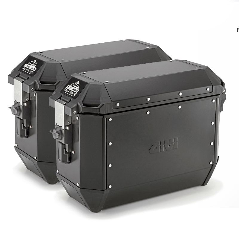 Βαλίτσες πλαϊνές Ζεύγος 36 λίτρα_ALA36BPACK2  Alaska Trekker monokey αλουμίνιο μαύρο GIVI
