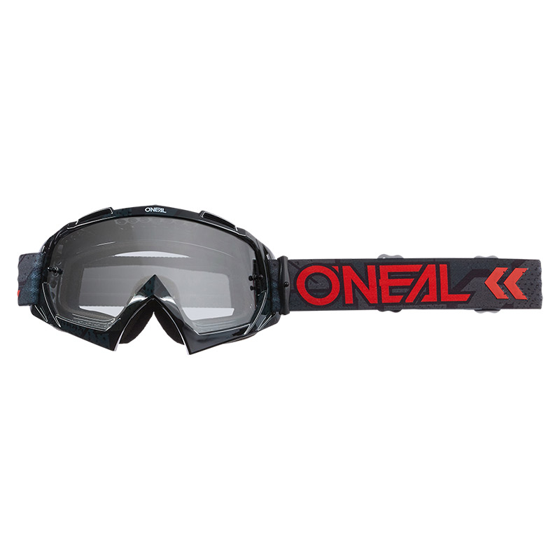 Μάσκα Oneal B-10 Camo V.22 μαύρο/κόκκινο-διάφανη
