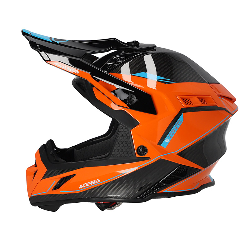 Κράνος Acerbis Steel Carbon ECE22.06 25047.209 πορτοκαλί/μαύρο
